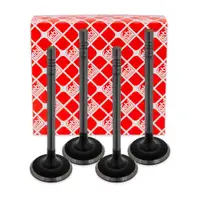 4x febi 21002 Einlassventil f&uuml;r VW Polo 6N2 Lupo Caddy 2 1.4 54/60 PS 030109601AL