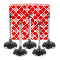 5x febi 21018 Einlassventil f&uuml;r VW Multivan Transporter T5 Touareg 7L 2.5 TDI 038109601B