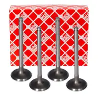 4x febi 181650 Einlassventil f&uuml;r PSA Berlingo C2 C3 106 2 206 207 Partner 1.1 1.4 0948.91