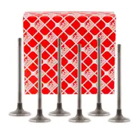 6x febi 28632 Einlassventil f&uuml;r OPEL Agila A Corsa B C D 1.0/12V 54/58/60/60/65 PS