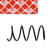 febi 24222 Fahrwerksfeder Schraubenfeder f&uuml;r RENAULT Twingo 1 C06 Vorderachse 7700421732