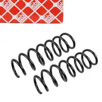 2x febi 174185 Fahrwerksfeder f&uuml;r BMW 5er 520i 528i 530i 518d 520d 525d vorne 31336794636