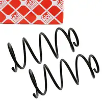 2x febi 46956 Fahrwerksfeder Schraubenfeder f&uuml;r VOLVO C30 S40 2 1.6 1.8 2.0 vorne 30666203