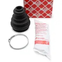 febi Achsmanschette Satz f&uuml;r VW Golf 4 Sharan T4 A3 8L1 A4 B7 8N getriebeseitig 3D0598201