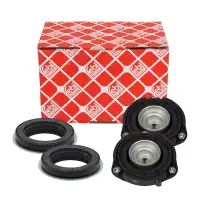 2x febi Federbeinlager + W&auml;lzlager f&uuml;r VW Golf 5 6 Passat B6 B7 Tiguan Touran A3 8P vorne
