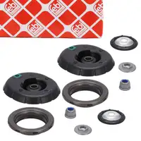 2x febi Federbeinst&uuml;tzlager + Kugellager f&uuml;r CITROEN C3 II DS3 PEUGEOET 2008 I 208 I vorne