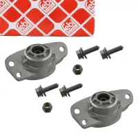 2x febi 37882 PROKIT Federbeinlager + Schraubensatz f&uuml;r VW Golf 5 6 AUDI 8P Altea hinten