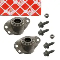 2x febi 37879 Federbeinlager Domlager f&uuml;r VW Golf 4 Polo 4 5 Bora Fox AUDI A1 8X 8N hinten