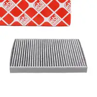 febi Innenraumfilter Aktivkohle f&uuml;r AUDI A4 B9 A6 C8 Q5 FY PORSCHE Cayenne VW Touareg