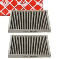 febi 30642 Innenraumfilter Aktivkohlefilter Satz f&uuml;r MERCEDES-BENZ S-Klasse W221 C216