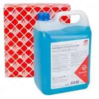 5L febi 171999 K&uuml;hlerfrostschutz Ready Mix BLAU f&uuml;r AUDI BMW MERCEDES-BENZ OPEL SMART VW