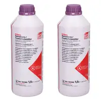 2x 1,5 Liter febi 183366 K&uuml;hlerfrostschutz LILA f&uuml;r AUDI BMW MINI SEAT SKODA VW
