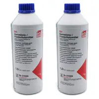 2x 1,5L febi 01089 Kühlerfrostschutz G11 BLAU für AUDI BMW MINI MERCEDES OPEL SMART VW