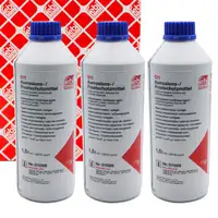 3x 1,5L febi 01089 K&uuml;hlerfrostschutz G11 BLAU f&uuml;r AUDI BMW MINI MERCEDES OPEL SMART VW