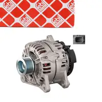 febi 101553 Lichtmaschine Generator 12V 90A f&uuml;r RENAULT CLIO 3 4 Modus Twingo 2 Wind 1.2