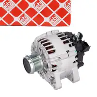 febi 186643 Lichtmaschine 12V 150A f&uuml;r FORD Fiesta 6 Focus 3 Kuga 2 C-Max 2 Grand C-Max