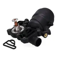 febi 183602 &Ouml;lfilter + Geh&auml;use + Thermostat f&uuml;r AUDI A4 B8 A5 A6 C7 A7 A8 Q5 8RB 3.0 TDI