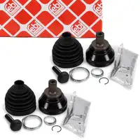 2x febi Gelenksatz Antriebswelle f&uuml;r VW Golf 5 6 7 8 Passat B7 B8 8P SEAT vorne radseitig