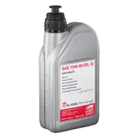 1L 1 Liter febi 40580 Getriebe&ouml;l GELB 75W-80 API GL-5 AUDI BMW FORD OPEL PSA VW