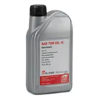 febi 21829 Getriebe&ouml;l 75W GL-4 GELB f&uuml;r AUDI FORD MERCEDES VOLVO VW - 1L 1 Liter