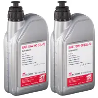 2L 2 Liter febi 32590 Getriebe&ouml;l GELB 75W-90 API GL-5 BMW FORD OPEL VW