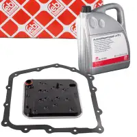 febi Getriebefilter + Dichtung + 5L Getriebe&ouml;l f&uuml;r CHRYSLER PT Cruiser Sebring Voyager 3 4