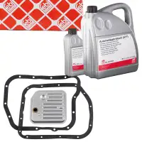 febi Getriebefilter + Dichtung + 6L Getriebe&ouml;l f&uuml;r JEEP Grand Cherokee1 2 DODGE RAM