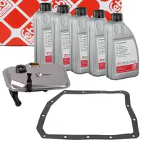 febi Getriebefilter + Dichtung + 5LGetriebe&ouml;l f&uuml;r MINI R50 R53 Cabrio Cooper CVT GACVT16Z