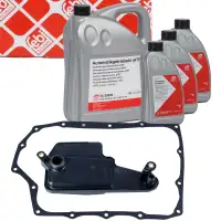 febi Getriebefilter + Dichtung + 8L Getriebe&ouml;l f&uuml;r MAZDA 2 3 6 CX-3 CX-30 CX-5 CX-9