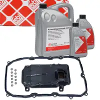 febi Getriebefilter + Dichtung + 7L Getriebe&ouml;l f&uuml;r VW Touareg 7P AUDI 4LB Cayenne 92A 0C8