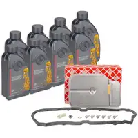 febi Getriebefilter Satz + 8L ORIGINAL Getriebe&ouml;l MB 236.15 f&uuml;r MERCEDES 7-Gang 722.9