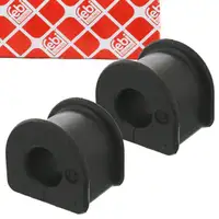 2x febi 100923 Stabilisatorlager f&uuml;r VW Golf 4 1J AUDI A4 B6 B7 A6 Hinterachse 4B0511327