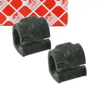 2x febi 27446 Stabilisatorlager f&uuml;r DACIA Dokker Sandero Logan Vorne innen 6001547140