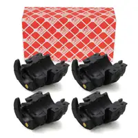 4x febi 104776 Stabilisatorlager f&uuml;r PORSCHE Cayenne 9PA VW Touareg 7L 7P hinten