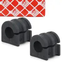 2x febi Stabilisatorlager f&uuml;r RENAULT Clio 4 Grand/Scenic 2 vorne 7701059966