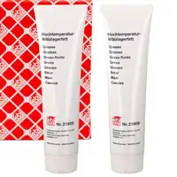 2x 150g febi 21909 Hochtemperaturschmierstoff Radlagerfett GR&Uuml;N MB 265.1 NLGI 2