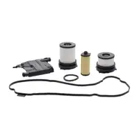 febi Getriebefilter Satz + 6L FUCHS Getriebe&ouml;l f&uuml;r MERCEDES W/V177 W247 8-Gang 724.1