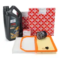 febi Filterset + 4L 5W30 Motor&ouml;l f&uuml;r VW Up SEAT Mii SKODA Citigo 1.0 60/75 PS