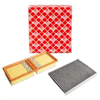 febi Innenraumfilter + Luftfilter f&uuml;r ALFA ROMEO Giulia 952_ Stelvio 949_ 2.0 2.2 D/JTDM