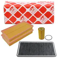 febi Filterset Filterpaket 3-tlg f&uuml;r LAND ROVER Range Rover 3 L322 4.4 D 4x4 313 PS