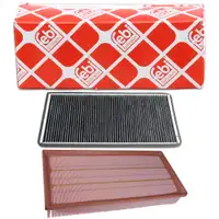 febi Innenraumfilter + Luftfilter f&uuml;r LAND ROVER Range Rover 3 L322 3.6 D 4x4 272 PS