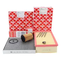 febi Filterset 3-tlg + 4x Gl&uuml;hkerze f&uuml;r VW Golf 7 Passat B8 Tiguan A3 8V Leon 1.6/2.0 TDI