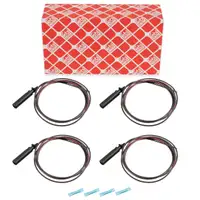 4x febi Kabel Rep.-Satz Gl&uuml;hkerze f&uuml;r VW Golf 6 7 8 Passat Polo Tiguan Touran 1.6/2.0 TDI