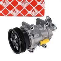 febi 1005615 Kompressor Klimaanlage f&uuml;r RENAULT CLIO 3 TWINGO 2 Wind 1.2 16V