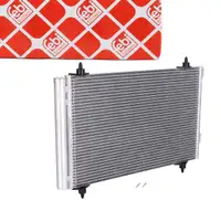 febi Kondensator Klimaanlage f&uuml;r PEUGEOT 3008 1 307 Partner/Tepee CITROEN Berlingo C4 1 2