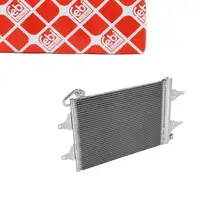 febi Kondensator Klimaanlage + Trockner f&uuml;r VW Polo 4 Fox SEAT Ibiza 3 SKODA Fabia 1 2