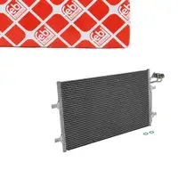 febi 198909 Kondensator Klimaanlage Klimakondensator f&uuml;r VOLVO C30 S40 1 2 V50 31356002