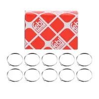 10x febi 38765 Rohrverbinder Klemmschelle &Oslash; 85,5-122mm f&uuml;r AUDI MERCEDES OPEL VW