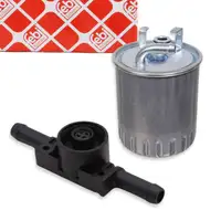 febi Kraftstofffilter + Ventil für MERCEDES W168 Vaneo OM668 Sprinter V-Klasse OM611/612