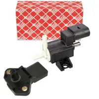 febi Ladedruckregelventil + Ladedrucksensor f&uuml;r VW Golf 5 6 Passat Tiguan Touran 1.4 TSI